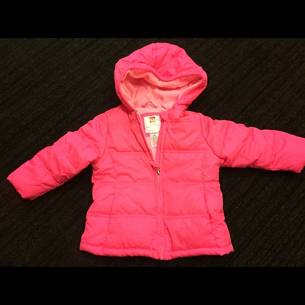 Hot Pink Toddler Girls’ Winter Jacket